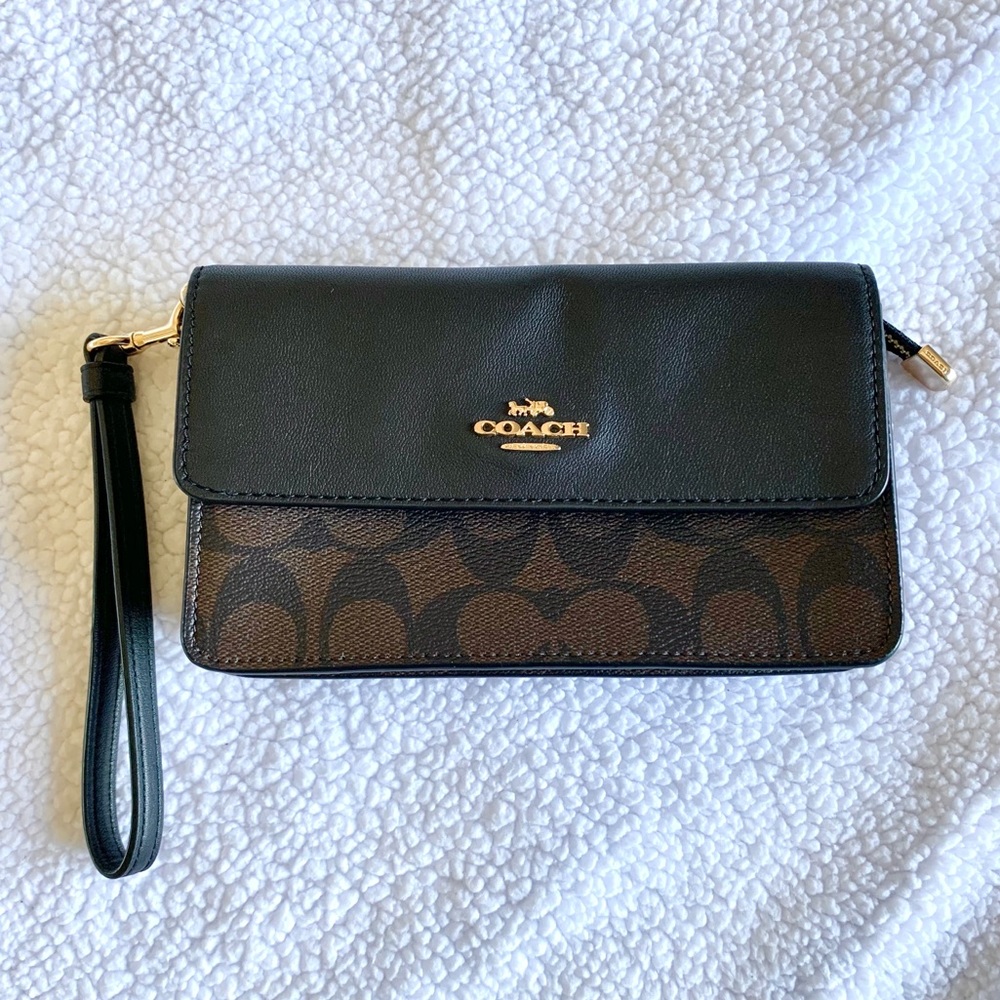 Coach Foldover Wristlet